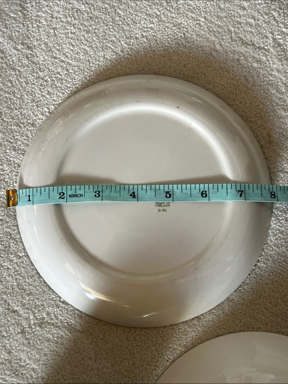 1960’s Vintage Arabia of Finland, Child Plate Set, Excellent Condition - Picture 5 of 9
